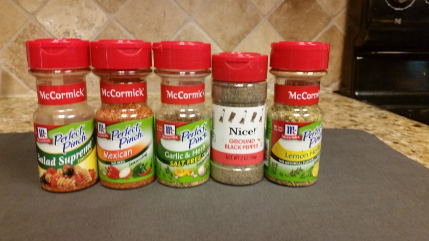 McCormick's Perfect Pinch Spices